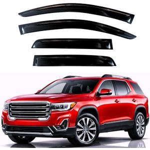 KPY Rain Guards Fit for 2017-2023 GMC Acadia, Out-Channel Window Visors Vent Wind Deflectors 4PC, Car Accessories for 17-23 Acadia