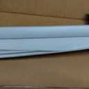 Redi Shade No Tools Easy Lift Trim-at-Home Cordless Pleated Light Filtering Fabric Shade White, 36" W x 64" L, (Fits windows 19"- 36")