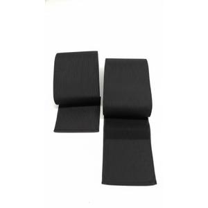 Strapcrafts 4.5 -inch Wide by 2-Yard Plush Black Waistband Elastic Band