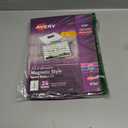 Avery Customizable Name Badges, Magnet Style, 3" x 4", Clear Name Tag Holders, White Laser/Inkjet Printable Inserts, 24 Total (8780) (True)