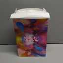 HUONUL Makeup Mirror, Vanity Mirror with Lights, 2X/3X/10X Magnification, Touch Control, Trifold, Dual Power Supply, Mothers Day, Birthday Gifts for Mom,Gifts for Women,Girls, Dorm Room Essentials (White)