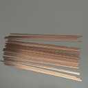 Tandefio 40 Sticks Brazing Rods AWS BCup-5 15% Silver Solder Phos Copper Brazing Alloys Flat Welding Rods Industry 0.050"x1/8"x10" for Air Conditioning Refrigerator Cold Storage HVAC Units