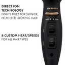 Hot Tools Pro Artist Black Gold 2100 Turbo Ceramic + Ionic Hair Dryer | Fast Dry, Lightweight
