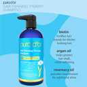 PURA D'OR 16 Oz Hair Thinning Therapy Biotin Shampoo - ORIGINAL Scent - CLINICALLY TESTED Effective Results, Herbal Blend Hair Thickening Products For Women & Men, Color Safe Routine Shampoo
