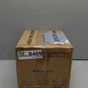 2.5 Gallon Fish Tank Small Aquarium Starter Kit with Hidden Filtration, 3 Color Light, Self Cleaning Nano Tank for Betta, Shrimp, Guppy, Angelfish (Black)