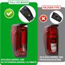 Lochnchn LED Tail Light Assembly Compatible with 2019-2024 GMC Sierra 1500/2500HD/3500HD,Left Driver Side Taillights Rear Lamp with Signature Brake Light Replace# 84565921 GM2800310