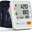 Blood Pressure Monitors for Home Use with 2 Size Cuff, Blood Pressure Monitor XL & Medium-Large Cuffs, 2 * 120 Memory Sets, 4 Aa Batteries Included