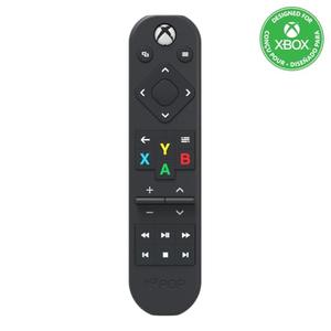 PDP Solis Xbox Gaming Media Remote Control for TV - Fully Licensed by Microsoft for Xbox Series X|S, Xbox One, Solar Powered Rechargeable Battery, Compact Navigation Toggle, Black