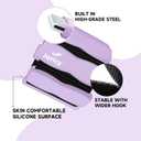 Wrist Ankle Weights for Women Men Kids, Leg Arm Wrist Weights Bangles 1lb*2 1.5lb*2 2lb*2Wearable Weights Pilates Weighted Bracelet for Strength Training Walking Swimming Exercises Yoga Physical Therapy (4lbs Pair (2lb each weight), Purple)