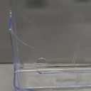 Acrylic Brochure Holder 8.5x11 & 4 x9 Inches, Clear 2 Tier Magazine Holder Brochure Display Stand w Removable Divider, Literature Pamphlet Flyer Holder for Wall Mount or Countertop