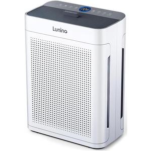 Air Purifiers for Home Large Room up to 3000sq.ft, LUNINO HEPA Double-Sided Air Purifier with Washable Filter, PM 2.5 Display Air Quality Sensors, Air Cleaner for Pets Hair, Odor, Dust, Smoke, Pollen (Grey)