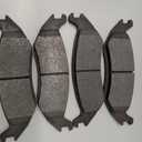4PCS Rear Semi-Metallic Brake Pads Fit for Dodge Ram 1500 2002-2010 Durango 2003-2009 for Chrysler Aspen 2007-2009 Ram 1500 Classic 2019-2023