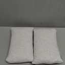 2 Pack Dual-Sided Tiny Pillows (11"x7")  Cooling & Cotton Fabric Small Travel Pillows, Portable Mini Cushions for Sleeping, Office Naps, Car, Pets & Travel Use