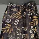 Vintage Wallpaper Peel and Stick Black Floral Wallpaper 17.5'' x 393'' Gold Leaf Contact Paper Vinyl Waterproof Self Adhesive Boho Botanical Wall Paper for Bedroom Shlef Cabinet Dcor