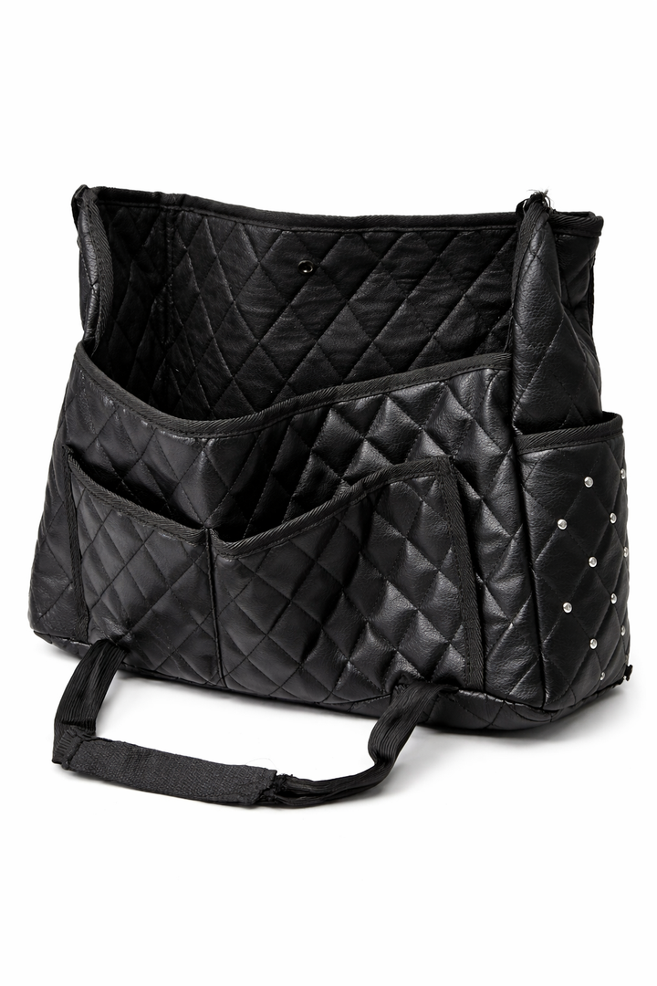 Car Purse Holder Between Seats, Leather Auto Front Seat Handbag Organizer Pocket, Large Capacity Car Net Pocket Handbag Holder, Backseat Barrier Storage Bag Fits for Car, Truck, SUV