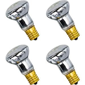 4 Pack Lava Lamp Replacement Bulb R39 E17 30W 120V Reflector Bulbs,Glitter Lamps,Incandescent for Bedroom and Office Bulb Lava Lamp Bulbs,Yellow,Heat Lamp Reflector Bulbs