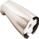 SENTO Slip On Nickel Universal Heavy Durable Metal Bathroom Tub Spout Without Diverter, Heavy Duty Metal Bathtub Faucet Without Shower Diverter - 4 Inches 1/2" Copper Pipe, Satin Nickel