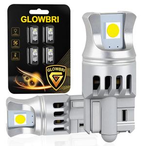 2 x GLOWBRI White 194 LED Bulbs License Plate/Interior/Dashboard/Reading Lights