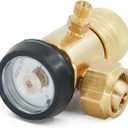 AR-B CGA520 B Tank Acetylene Regulator, Matching Turbo Style Acetylene Kit, Air Acetylene