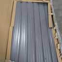 Outdoor Storage Shed Waterproof Garbage Bin Shed Stainless Container Storage for 3 Cans Galvanized Steel Garbage Can Hider for Patio Garden Lawn, Gray