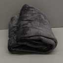 ESTINGO Electric Throw Blanket Heated Blanket Throw with 5 Heating Levels & 4 Hours Auto Off, 50"x60" Heated Throw Blanket with ETL & FCC Certification for Home Office, Machine Washable, Dark Gray