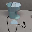 Single Serve One Cup Coffee Maker, for K Cups and Grounds, Mini Coffee Maker with Portable Handle, 6 to 12 Oz Brew Size, for Travel, Camping, Office, RV and Dorm, 120V, Black and Gold