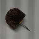 Bacar Horsehair Polishing 4" Wheel Brush Horse Hair Buffing Grinding Roller Drill Buffer Abrasive Grinder Rotary Tool 100x160mm Brown for Surface Texture Burnishing