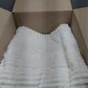 Couch Cover for Dogs Washable, Fuzzy Pet Couch Covers for 3 Cushion Sofa Pet Friendly, Non Slip Sofa Cover (White, 27.6" x 70.9"/70 x 180cm)