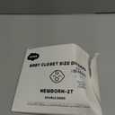 Baby Closet Dividers, Double Sided Nursery Clothes Size Separators for Newborn to 2T, Round, Pink, 8 Pcs