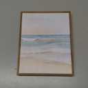 LHZSJWDCCR Coastal Beach Wall Art Prints Abstract Ocean Waves Picture Wall Decor Natural Landscape Painting Modern Framed Seascape Artwork for Living Room Bedroom Bathroom Home Office Dcor, 8x10 Inch