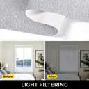 UNISHADES Light Filtering Cordless Roman Shades for Indoor Windows & French Doors, 34 1/4" W × 60" H - Light Filtering - Grey