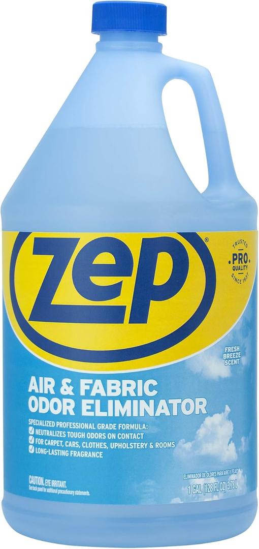 Zep Air and Fabric Odor Eliminator 128 Ounce (1 Gallon) ZUAIR128 - Refresh Your Home, Office and Business (128 Fl Oz (Pack of 1))