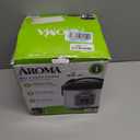 AROMA 8-Cup (Cooked) / 2 Qt. Digital Rice & Grain Multicooker, Durable Nonstick Inner Pot, Oatmeal, Steam, White & Brown Rice, Keep Warm