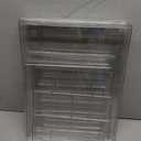 Acrylic Display Case with an Adjustable Divider, 2 Tiers XXX-Large Boot Shoe Storage Boxes Clear Plastic Stackable Storage Bin with Lids Super Large Clear Display Box for Shoes, Collectibles