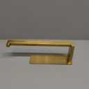 Hand Towel Holder, Strong Self Adhesive Hand Towel Ring, Thicken SUS304 Stainless Steel Hand Towel Bar/Rack, No Drilling Modern Hand Towel Hanger (Brushed Gold, 9 in)