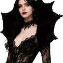 L'VOW Victorian Collar Gothic Stand Up Vampire Collar for Women Halloween Masquerade Cosplay