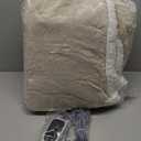 Sealy Electric Blanket Wearable with Foot Pocket, Electric Snuggle Blanket with Sleeves, Flannel & Sherpa Heating Throw with 6 Heat Settings & 2-10 Hours Auto Shut Off, 50 * 70"+18" Beige