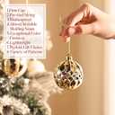 Valery Madelyn Christmas Ornaments Set, 30ct 2.36 Inches White and Gold Shatterproof Christmas Tree Decorations Ball Ornaments Bulk, Elegant Hanging Ornaments for Xmas Holiday Party Decor (Large)