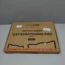 CHEERHOME PETS Sisal Cat Scratcher Toy with Ball Track Wooden Interactive Cat Toy for Indoor Cats Scratch Pad, Physical Exercise for Kitty and Medium Cat