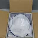 YHOSSEUN Chip and Dip Serving Set, 2 Tierd Serving Bowl Set Ceramic Chip and Dip Bowls with Stand, Serving Dishes for Entertaining Appetizer Serving Food Display Stand for Parties (Light-colored Boho)