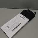 Airplane Foot Hammock, No Collapse Foot Rest for Plane Travel with Extended Adjustment Strap, Portable Desk Foot Hammock with Thickened Foam, Foot Sling Travel Essentials to Relax Your Feet (1 Pc Black)