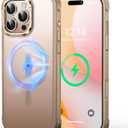 Mist-Armor Designed for iPhone 16 Pro Max Case, [Fit for Mag Safe] [Non-Slip Edge] Military Grade Protective Bumper Silicone Matte Phone Case Cover for iPhone 16 Promax 6.9" Men Women, Gold