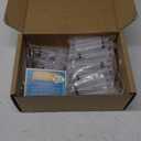 30 Pack 60ml Syringes with Cap, Sterile Syringe Individually Packaged for Labs, Liquid Measuring, Feeding Pets, Oil or Glue Applicator  