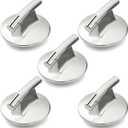 Stove knob Replacement for Jenn-Air Electric Stove Parts Burner Knobs JEC8430ADB JEC8430ADS 74007918 Jenn-Air Electric Range Parts Downdraft Cooktop Control Knobs 5 Pcs
