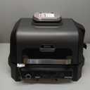 Ninja | Grill & Smoker | Outdoor Woodfire Pro XL | 4 in 1 Grill, BBQ Smoker, Air Fryer & Bake | Portable | Includes Built in Thermometer & 2 Woodfire Pellet Packs | Dark Grey | OG850