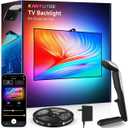 KANTUTOE TV LED Backlight Sync to Screen, 13.7ft LED Lights for 4565 Inch TVs & PC Monitors, Smart App Control TV Lights That Change with TV, Backlight with Camera, Music Sync Strip Lighting