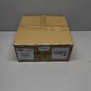 C Shaped End Table, Couch Side Tables for Living Room, Round Sofa End Table with Metal Frame, Small Wooden Snack Table for Bedroom, Small Spaces, Easy Assembly (Gold,2pcs)