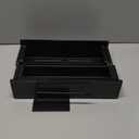 Magnetic Water Bottle Holder for Refrigerator, Cup Holder Organizer for Stanley and Tumbler for Kitchen, 4 Pack, Black