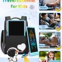 FLUESTON LCD Writing Tablet for Kids, 10 Inch Doodle Board, Colorful Drawing Pad for Toddler, Educational Travel Toy Gifts for 3-8 Year Old Girls Boys, Erase Lock Writing Board
