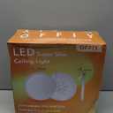 6PK 12 Inch LED Flush Mount Ceiling Light, 24W, 2520LM, 3000K/4000K/6000K CCT Selectable Super Slim LED Ceiling Light, Close to Ceiling Round Flat Panel Light for Hallway, Bedroom,Kitchen ect (White)